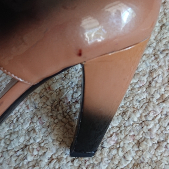 Prada Ombre patent leather Black and Brown pumps size 10 - Picture 14 of 16